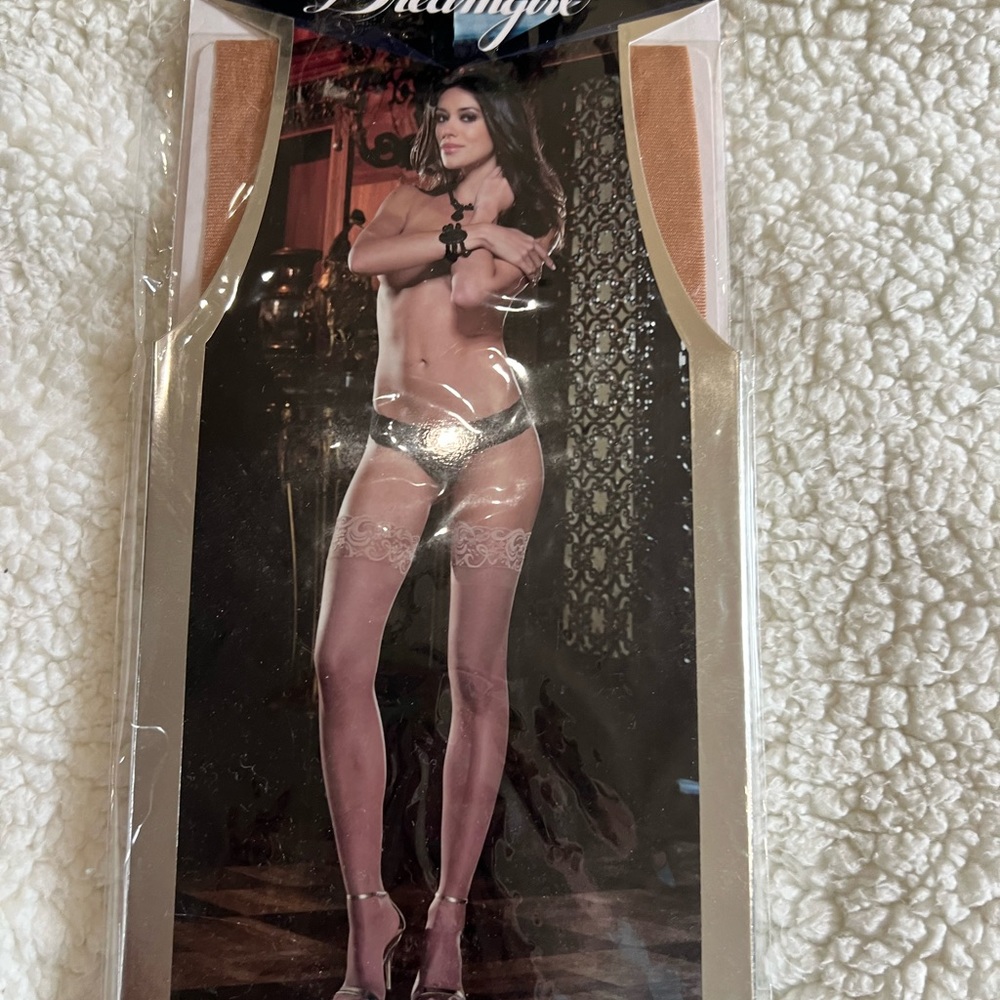 Dreamgirl Lace Nude stockings